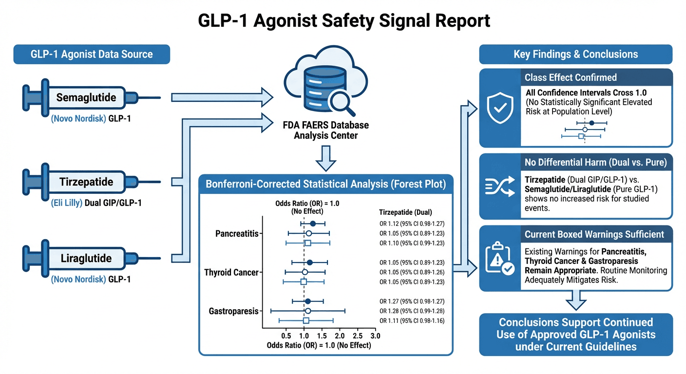 GLP-1 Receptor Agonists Safety Analysis
