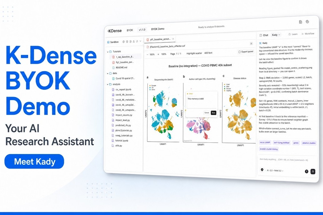 K-Dense BYOK demo video
